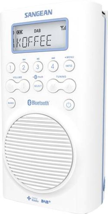 Rádio do sprchy Sangean H205D, Bluetooth, bílá