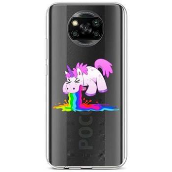 TopQ Xiaomi Poco X3 silikon Rainbow Splash 60862 (Sun-60862)