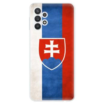 Odolné silikonové pouzdro iSaprio - Slovakia Flag - Samsung Galaxy A32