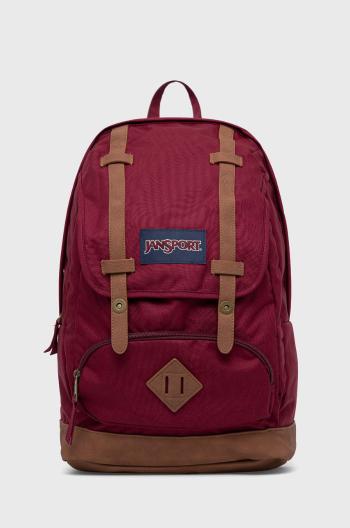 Batoh Jansport vínová barva, velký, vzorovaný