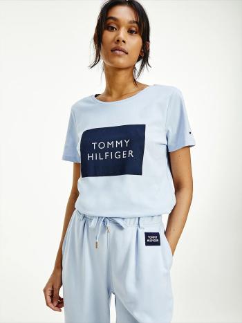 Tommy Hilfiger dámské modré tričko Box - S (C1O)