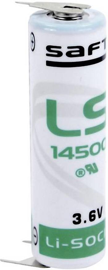 Speciální typ baterie AA pájecí kolíky ve tvaru U lithiová, Saft LS 14500 3PFRP, 2600 mAh, 3.6 V, 1 ks