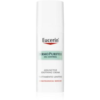 Eucerin Dermo Purifyer Oil Control zjemňující krém pro pleť vysušenou a podrážděnou léčbou akné 50 ml