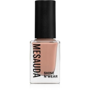 Mesauda Milano Shine N'Wear rychleschnoucí lak na nehty odstín 224 Nude 10 ml