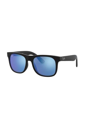 Dětské sluneční brýle Ray-Ban JUNIOR JUSTIN černá barva, 0RJ9069S, 0RJ9069S