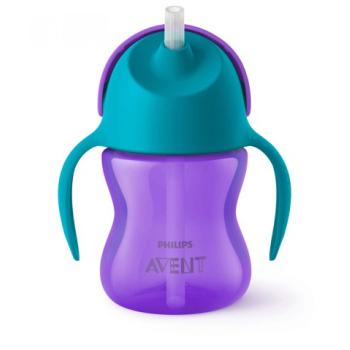 Philips Avent Hrneček s ohebným brčkem 200 ml dívka