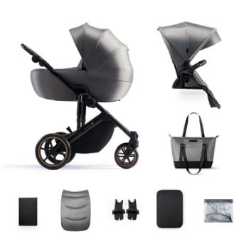 Kinderkraft kombinovaný kočárek PRIME 2 2v1 2023 Shadow Grey