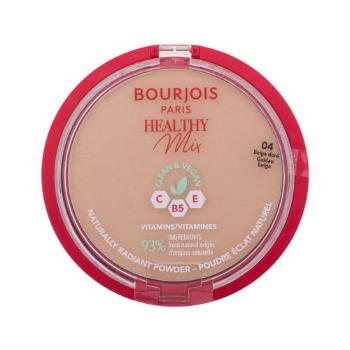 BOURJOIS Paris Healthy Mix Clean & Vegan Naturally Radiant Powder 10 g pudr pro ženy 04 Golden Beige