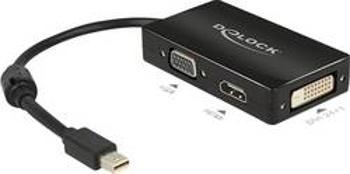 DisplayPort / VGA / HDMI / DVI adaptér Delock 62631, černá