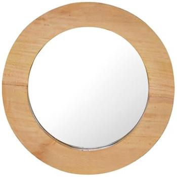 Nástěnné zrcadlo 40 cm teak kulaté (288805)