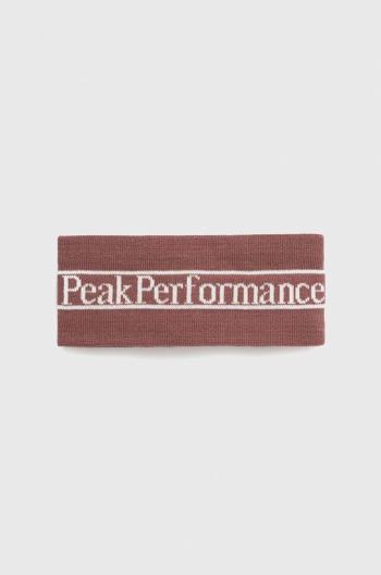 Čelenka Peak Performance Pow fialová barva
