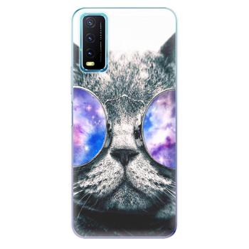 Odolné silikonové pouzdro iSaprio - Galaxy Cat - Vivo Y20s