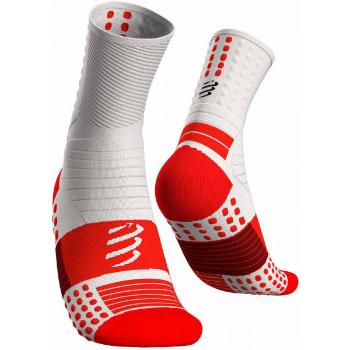 Compressport PRO MARATHON SOCKS Běžecké ponožky, bílá, velikost 42-44