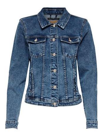 ONLY Dámská džínová bunda ONLTIA LIFE Regular Fit 15170682 Medium Blue Denim 36