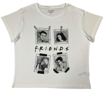 EPlus Dámské tričko - Friends bílé Velikost - dospělý: S