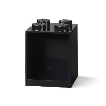 Brick 4 závěsná police, více variant - LEGO Barva: černá