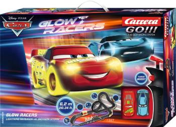 Carrera Autodráha GO 62559 Disney Cars - Glow