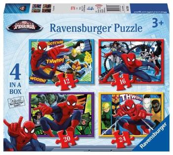 RAVENSBURGER Puzzle Spiderman 4v1 (12,16,20,24 dílků)
