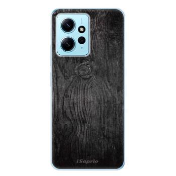 Odolné silikonové pouzdro iSaprio - Black Wood 13 - Xiaomi Redmi Note 12 5G