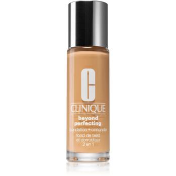 Clinique Beyond Perfecting™ Foundation + Concealer make-up a korektor 2 v 1 odstín 11 Honey 30 ml