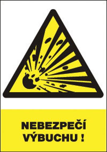 12308 T.Nebezpečí výbuchu-Bezpeč.tabulka