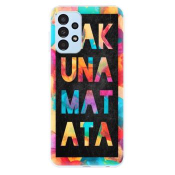 Odolné silikonové pouzdro iSaprio - Hakuna Matata 01 - Samsung Galaxy A13