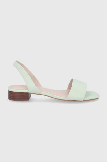Kožené sandály Aldo Doredda dámské, zelená barva