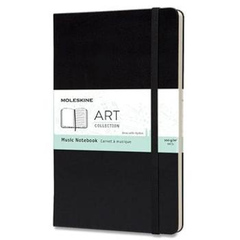 MOLESKINE L, notový, černý (ARTQP081)