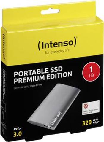 Externí SSD disk Intenso Premium Edition, 1 TB, USB 3.2 Gen 1 (USB 3.0), antracitová