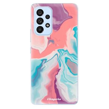 Odolné silikonové pouzdro iSaprio - New Liquid - Samsung Galaxy A53 5G