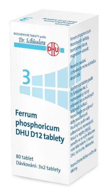 Dr.Schüssler No.3 Ferrum phosphoricum DHU D6, D12 80 tablet