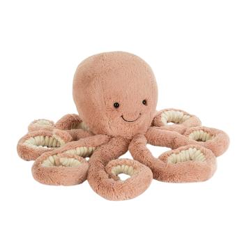 Jellycat Chobotnice Odell růžová 75 cm