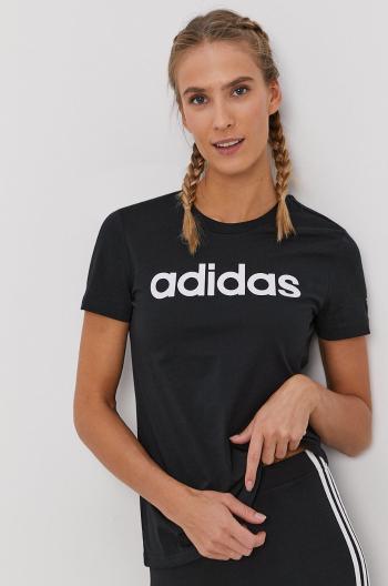 Tričko adidas GL0769 dámské, černá barva
