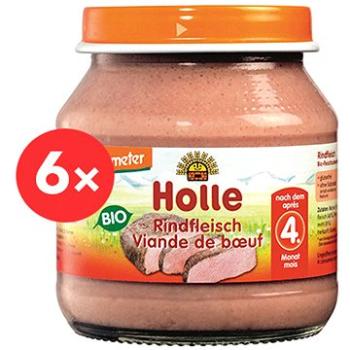 HOLLE BIO Hovězí maso 6× 125 g (7640104956280)