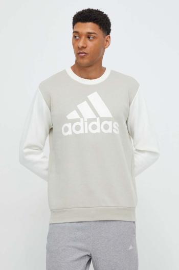 Mikina adidas pánská, zelená barva, s potiskem, IR9984