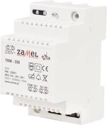 Zvonkový transformátor 3 V/AC, 5 V/AC, 8 V/AC 5 A Zamel TRM-358