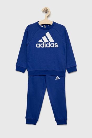 Dětská tepláková souprava adidas LK BOS JOG tmavomodrá barva