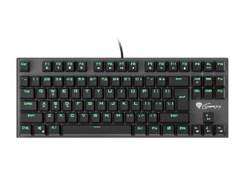 Mechanická klávesnice Genesis Thor 300 TKL, US layout, zelené podsvícení, Outemu Blue switch, NKG-0945