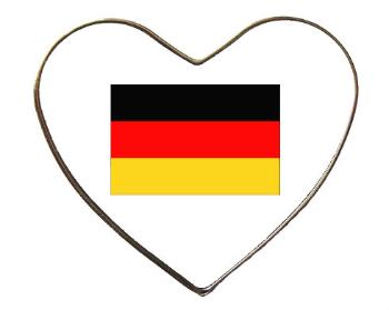 Magnet srdce kov Německo