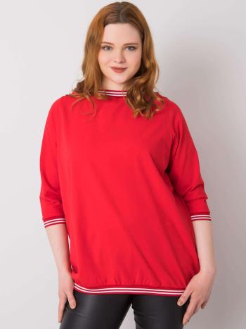 ČERVENÉ DÁMSKÉ TRIČKO RV-BZ-6640.86-RED Velikost: 3XL