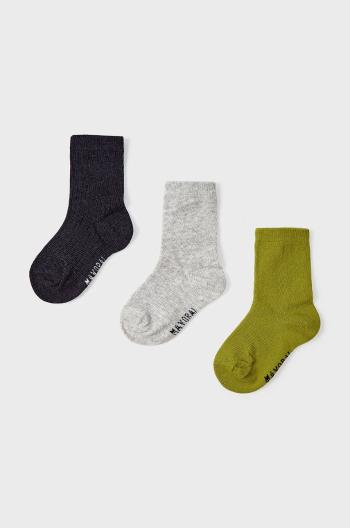 Dětské ponožky Mayoral zelená barva