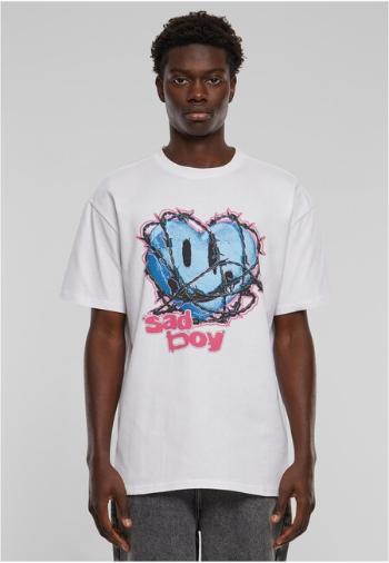 Mr. Tee Sad Boy Heavy Oversize Tee white - S