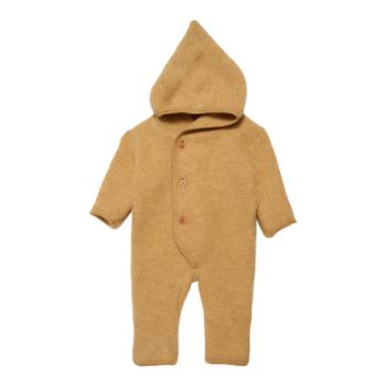 HUTTEliHUT Dětský overal BILLIE Button Fleece Ocre