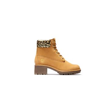 Timberland Timberland dámské kožené šněrovací boty s leopardím vzorem