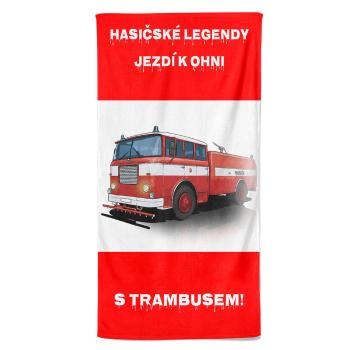 Osuška Hasičské legendy – Trambus (Velikost osušky: 100x170cm)