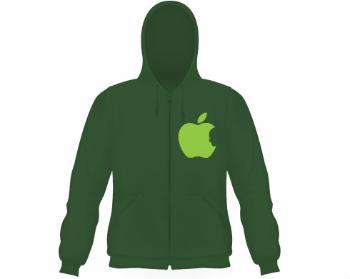 Pánská mikina na zip s kapucí Apple Jobs