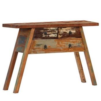 Konzolový stolek 110x30x75 cm masivní recyklované dřevo (247577)