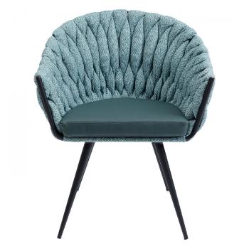 Sada 2 ks – Židle s opěrkou Knot Bluegreen