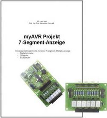 Rozšiřující balíček myAVR Projekt 7-Segment-Anzeige projekt095