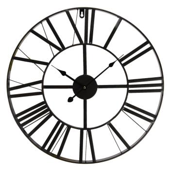 Kovové hodiny s římskými číslicemi - Ø 50*4 cm 5KL0140XS